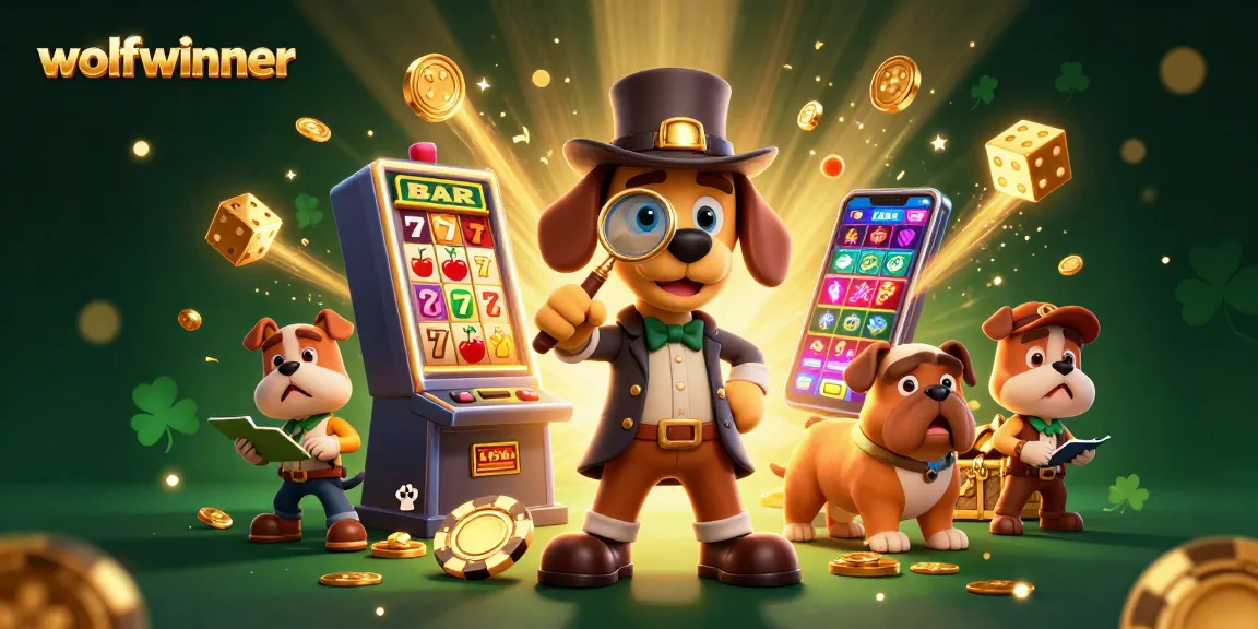 Engage in the thrilling world of wolfwinner casino games with a 3D detective scene full of excitement and clues.