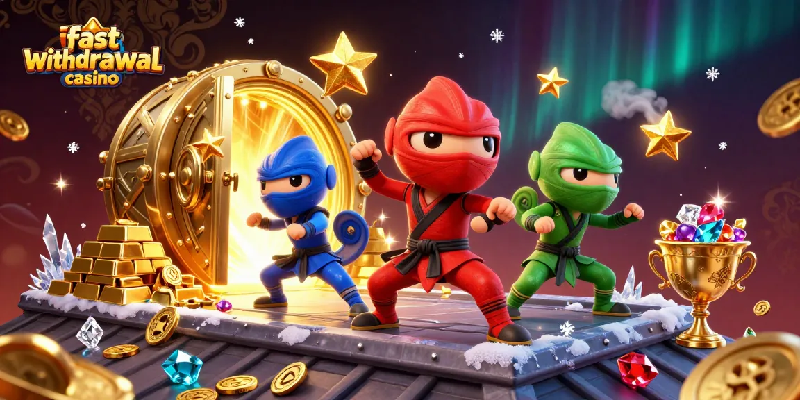Experience the fast withdrawal casino thrill with ninja chameleons and treasures.