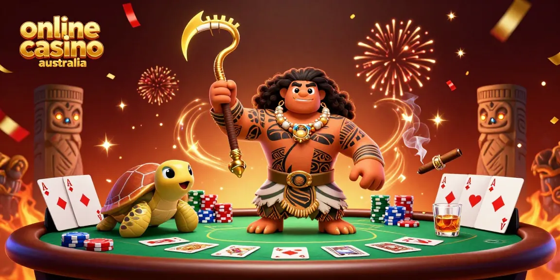 Engage with the thrilling atmosphere of an online casino Australia featuring vibrant characters and dynamic game elements.